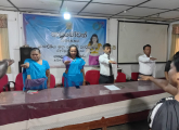සුපිළිපන් රාජ්‍ය සේවයක් උදෙසා සියළුම කාර්යාලීය නිලධාරීන් දිවුරුම් දුන් අවස්ථාව